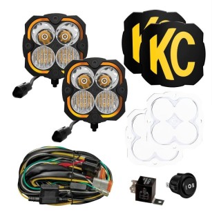 KC FLEX ERA 4 Master Kit – Off-Road LED Light Pair Pack