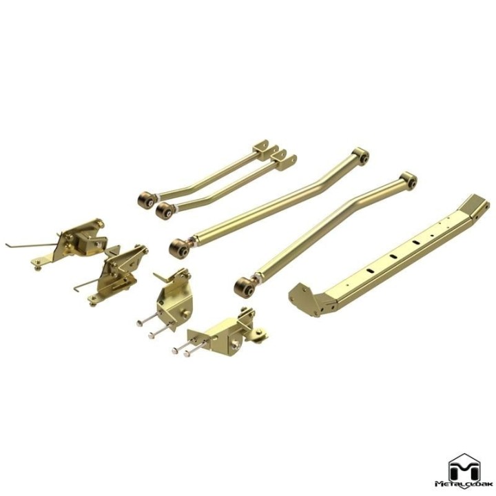 Jeep JL Wrangler & JT Gladiator Bolt-On 4-Link Front System, 4-Door METALCLOAK