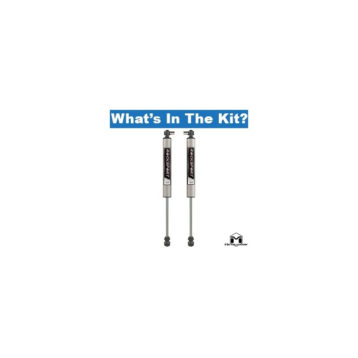 MetalCloak RockSport Silver 2.0 – Rear Shocks Jeep Wrangler JL