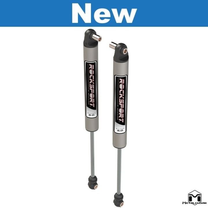 MetalCloak RockSport Silver 2.0 – Rear Shocks Jeep Wrangler JL