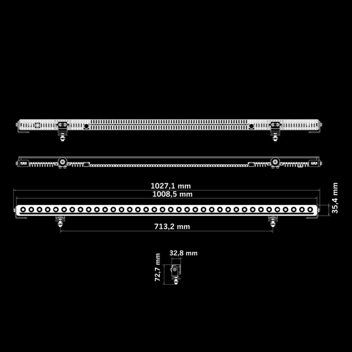 NUUK D-LINE LED BAR 40″ – Off-Road LED Light Bar | Szekla4x4