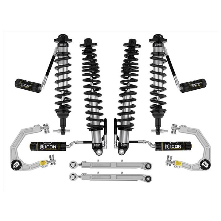 Zestaw Zawieszenia ICON Ford Bronco 3-4'' Lift, Stage 5, Billet (bez pakietu Sasquatch)
