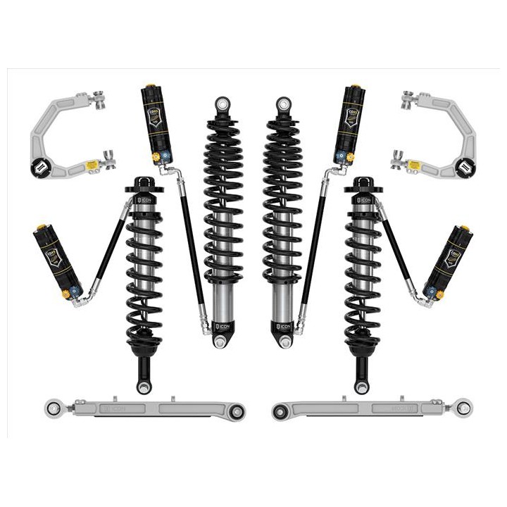 Zestaw Zawieszenia ICON Ford Bronco 3-4'' Lift, Stage 6 CDXS, Billet (bez pakietu Sasquatch)