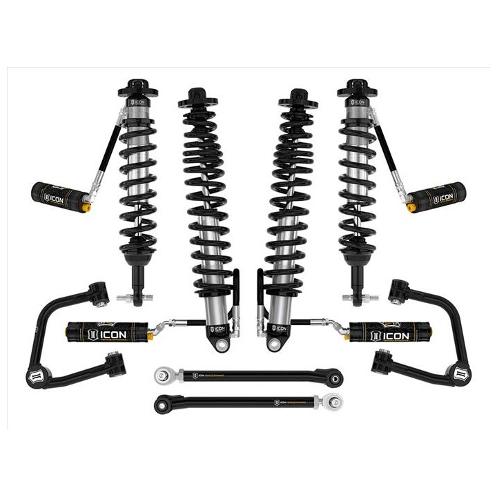Zestaw Zawieszenia ICON Ford Bronco 3-4'' Lift, Stage 6, Rurowe Wahacze (bez pakietu Sasquatch)