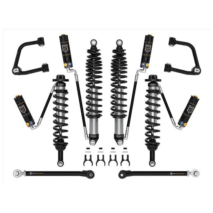 Zestaw Zawieszenia ICON Ford Bronco 3-4'' Lift, Stage 6 CDXS, Rurowe Wahacze (bez pakietu Sasquatch)