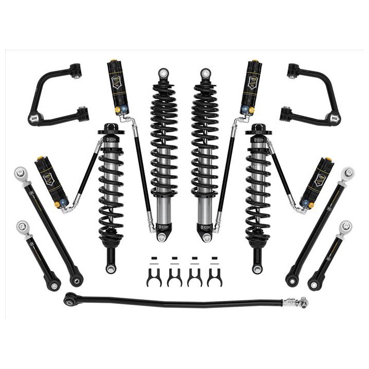 Zestaw Zawieszenia ICON Ford Bronco 3-4'' Lift, Stage 7 CDXS, Rurowe Wahacze (bez pakietu Sasquatch)