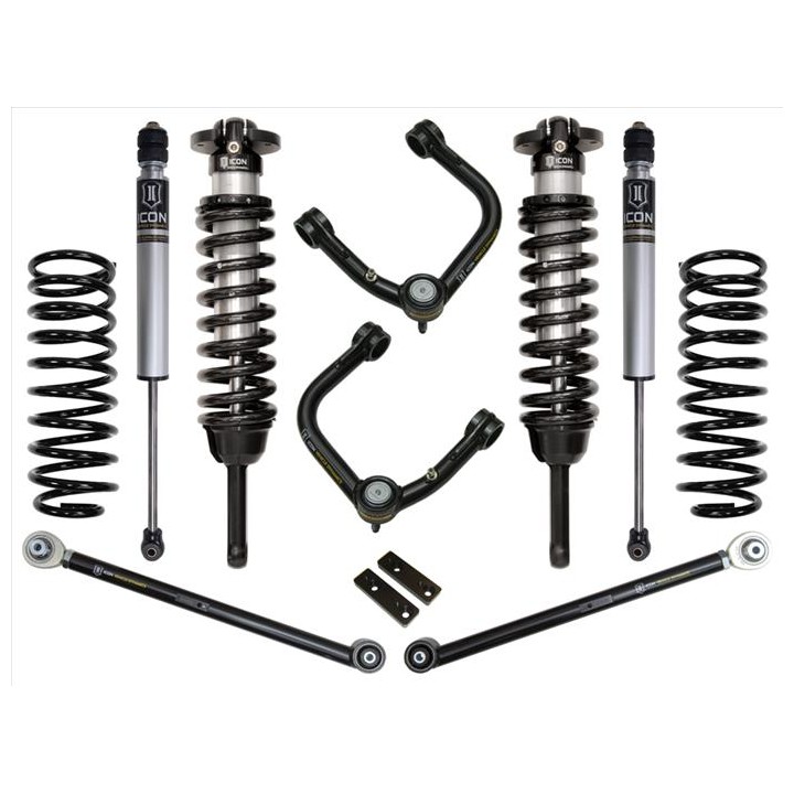 Zestaw Zawieszenia ICON Lift 0-3,5'' Stage 3 Wahacze Rurowe FJ Cruiser/4Runner 2009-2023