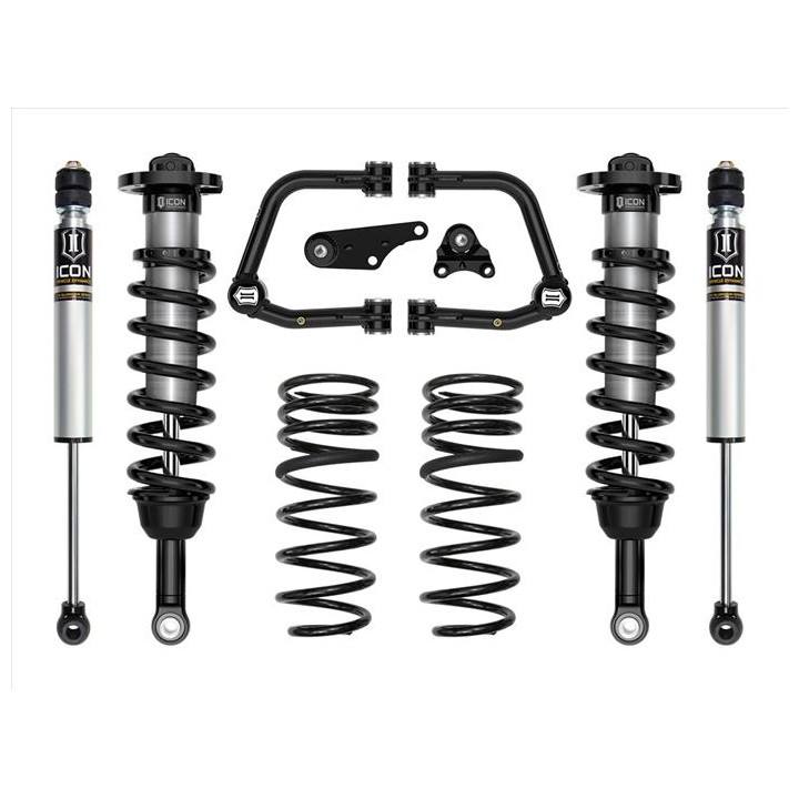 Zestaw Zawieszenia ICON 1.25-3'' Lift, Stage 2 Wahacze Rurowe, Sprężyny Progresywne Toyota Tacoma 2024