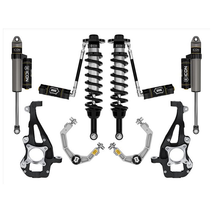 Zestaw Zawieszenia ICON 3,5-4,5'' Lift, Stage 3, Billet F-150 4WD 2021-2023