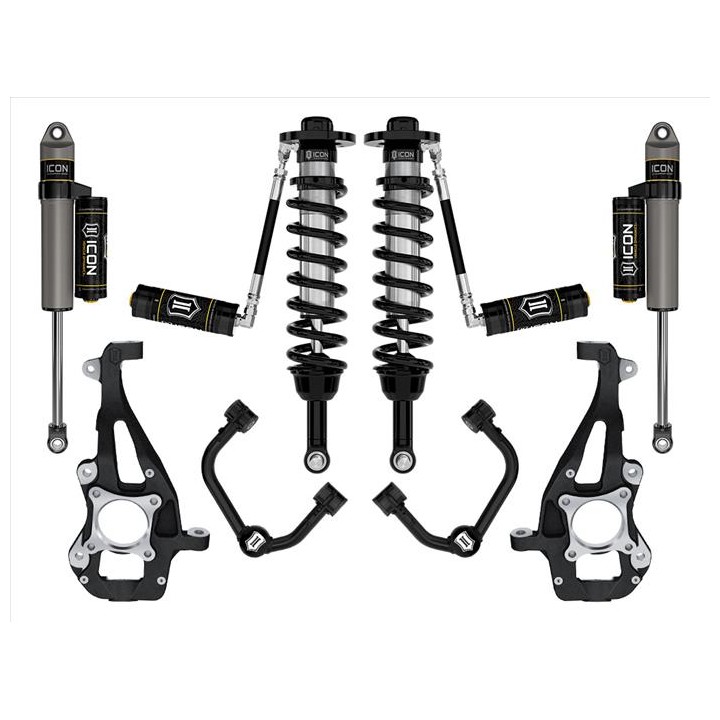 Zestaw Zawieszenia ICON 3,5-4,5'' Lift, Stage 3, Wahacze Rurowe F-150 4WD 2021-2023