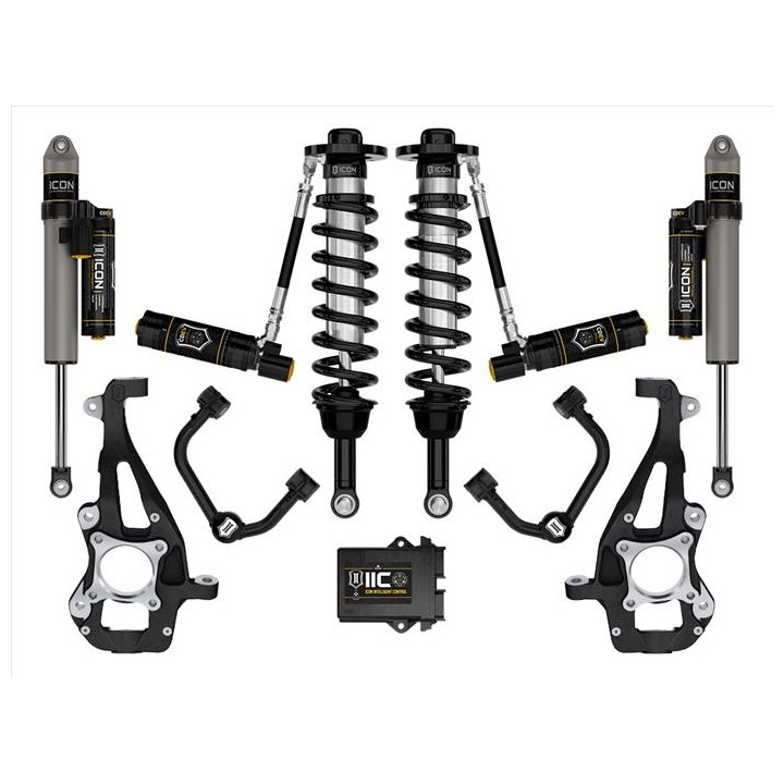 Zestaw Zawieszenia ICON 3,5-4,5'' Lift, Stage 5, Wahacze Rurowe F-150 4WD 2021-2023