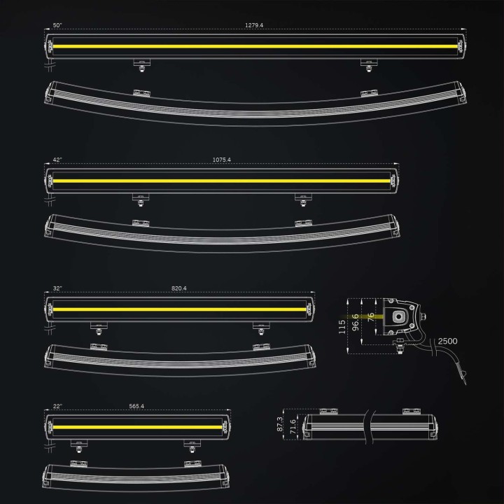 SIBERIA XP DRC LED BAR 50″ STRANDS - view 6