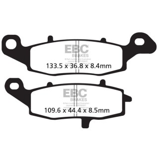EBC Brakes FA229HH Reinforced Brake Pads – Set for One Disc - view 2