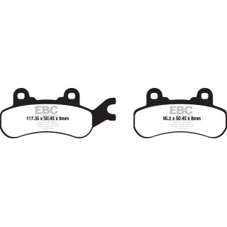 Brake Pads (1 Disc Set) EBC Brakes FA682R - view 2