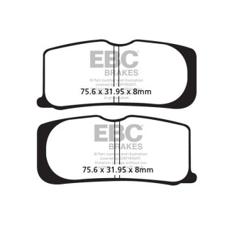 EBC Brakes FA474 Front Brake Pads | CAN-AM Spyder 2008–2012 - view 2