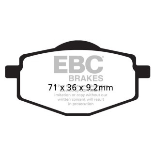 EBC Brakes FA101R Brake Pads – Set for 1 Disc - view 2