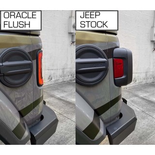 Flush Mount LED Tail Lights + Amber Module for Jeep Wrangler JL | Szekla4x4
