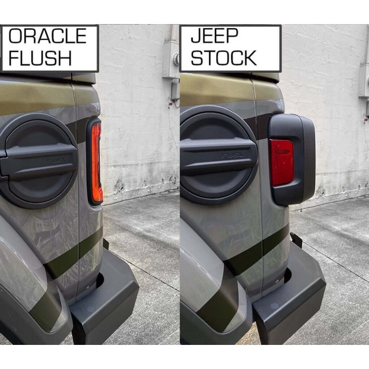 Flush Mount LED Tail Light Kit – Jeep Wrangler JL EU version Oracle Lighting - view 2