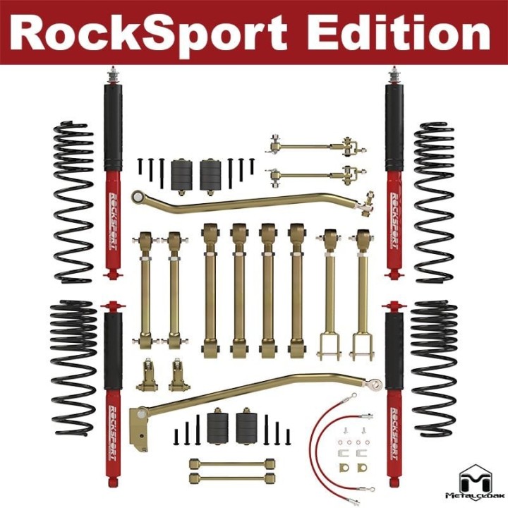 MetalCloak 3.5" Long Travel Short Arm Suspension – Jeep Wrangler TJ/LJ