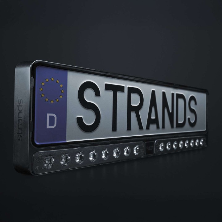 mocowanie tablicy rejestracyjnej z LED 8100lm STRANDS - ujęcie 6