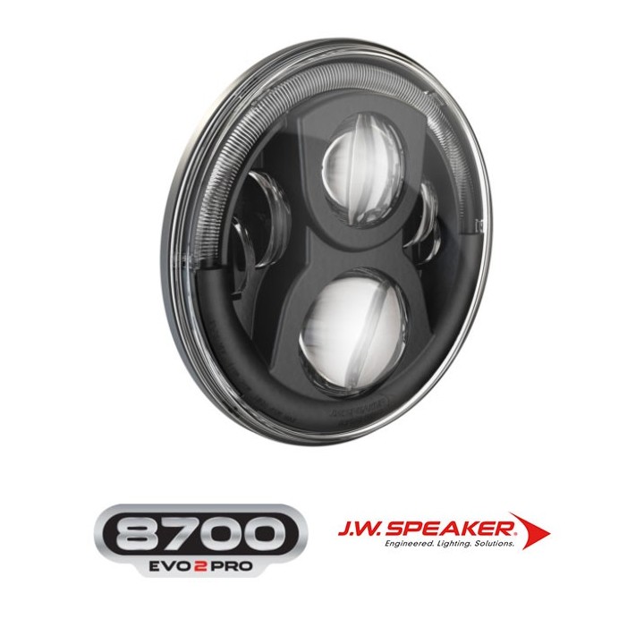 SET of J.W. Speaker 8700 EVO 2 PRO – LED Headlight 7″ (Part No. 0556981) JW SPEAKER - view 2