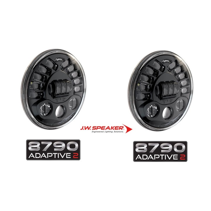 J.W. Speaker 8790 Adaptive 2 – Set of 7" LED Headlights (0555011) JW SPEAKER