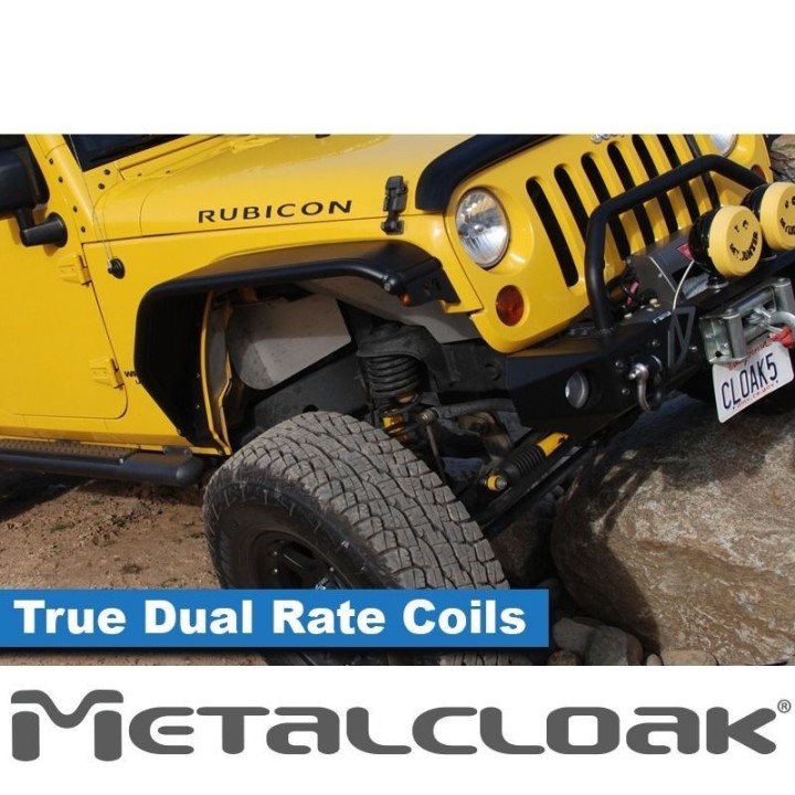 JK Wrangler Coils 2 Door 3.5" |4 Door 2.5" True Dual Rate Coils Front METALCLOAK - view 4