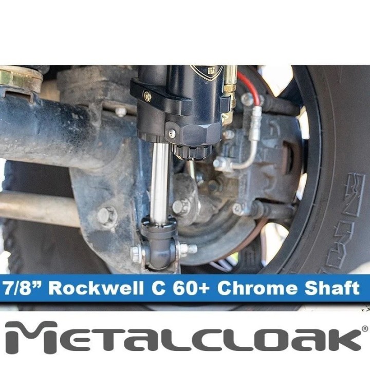 RockSport BLACK 2.5"/3.5" JK Wrangler Reservoir Long Travel Shocks Adjustable Rear Pair METALCLOAK - view 6