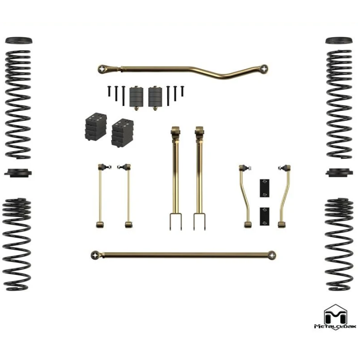 MetalCloak 2.5" Lift Kit Jeep Wrangler JL – True Dual Rate Suspension