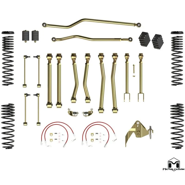 Jeep JK Wrangler 3.5" Game-Changer Suspension & Lift Kit METALCLOAK