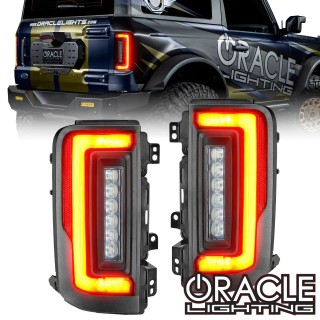 Flush LED Tail Lights for Ford Bronco 2021–2025 Wraparound Oracle Lighting