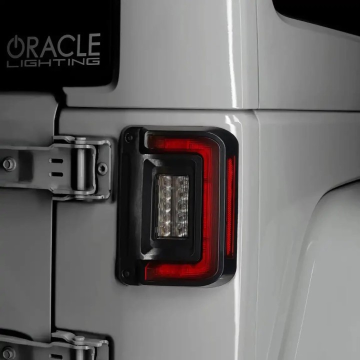 EU Flush LED Tail Lights Set Jeep Wrangler JK 2007-2017