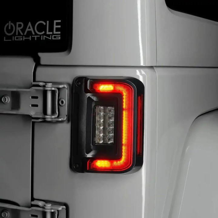 EU Flush LED Tail Lights Set Jeep Wrangler JK 2007-2017