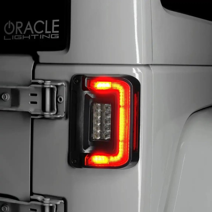 EU Flush LED Tail Lights Set Jeep Wrangler JK 2007-2017