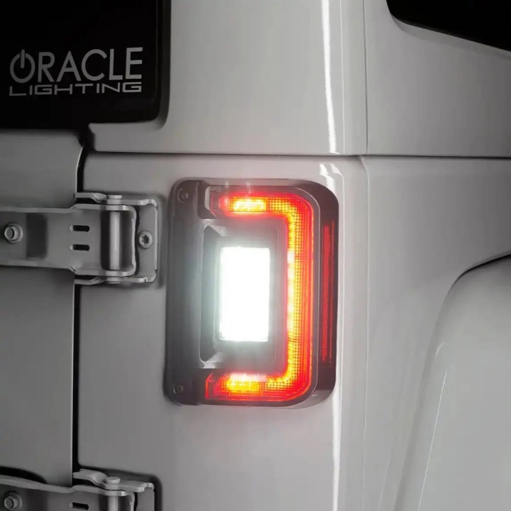 EU Flush LED Tail Lights Set Jeep Wrangler JK 2007-2017
