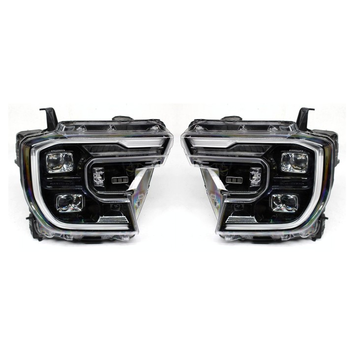 Ford Ranger T9 2023+ Clear 4-Lens LED Headlights VLand