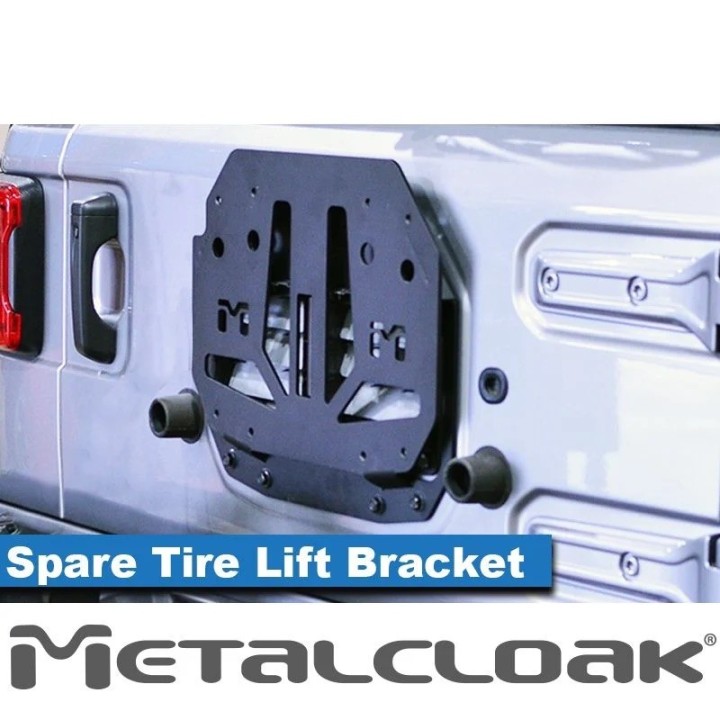 JL Wrangler Spare Tire Lift Bracket METALCLOAK - view 3