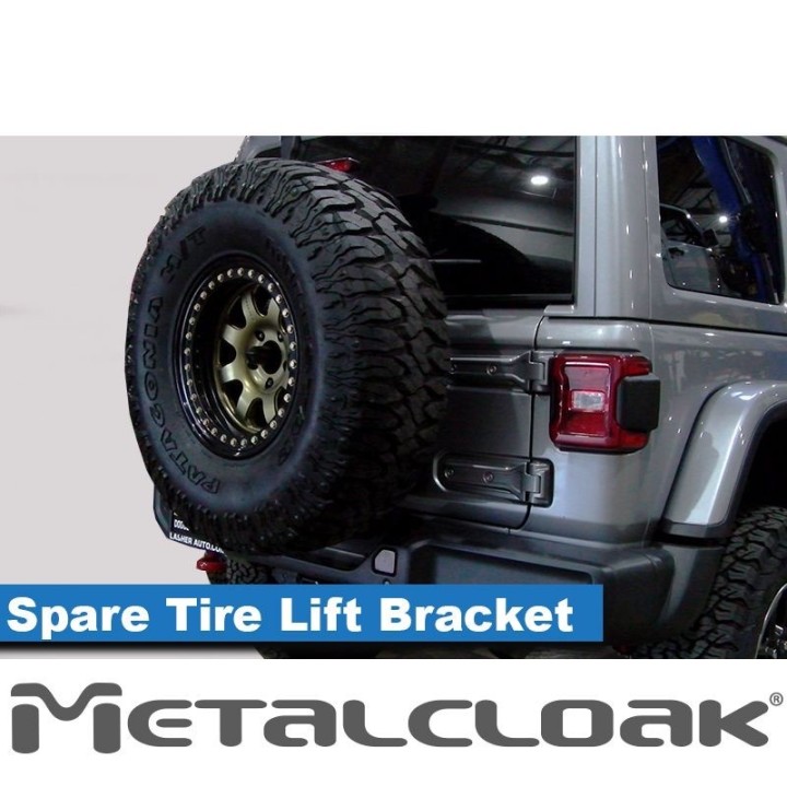 JL Wrangler Spare Tire Lift Bracket METALCLOAK - view 6