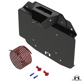 JL Wrangler Spare Tire Delete Kit Camera Mount METALCLOAK