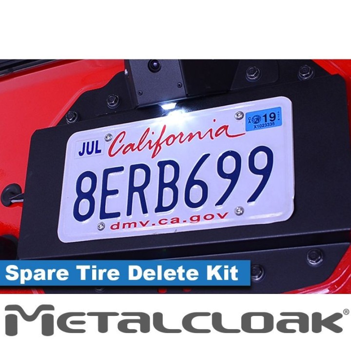 MetalCloak Spare Tire Delete Kit for Jeep JL – Szekla4x4