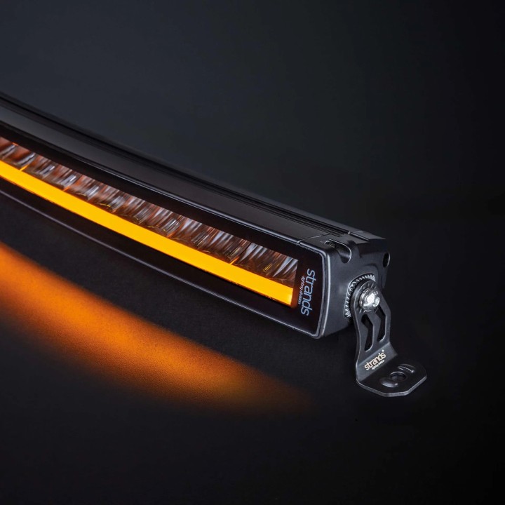 Curved 22 LED Light Bar Siberia SRC White or Amber Position