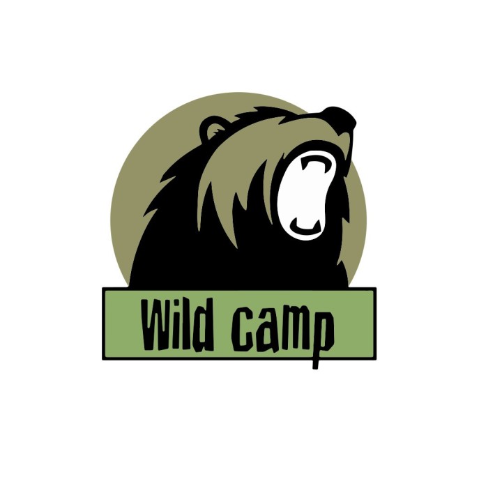 Naklejka Wild Camp 15x15cm