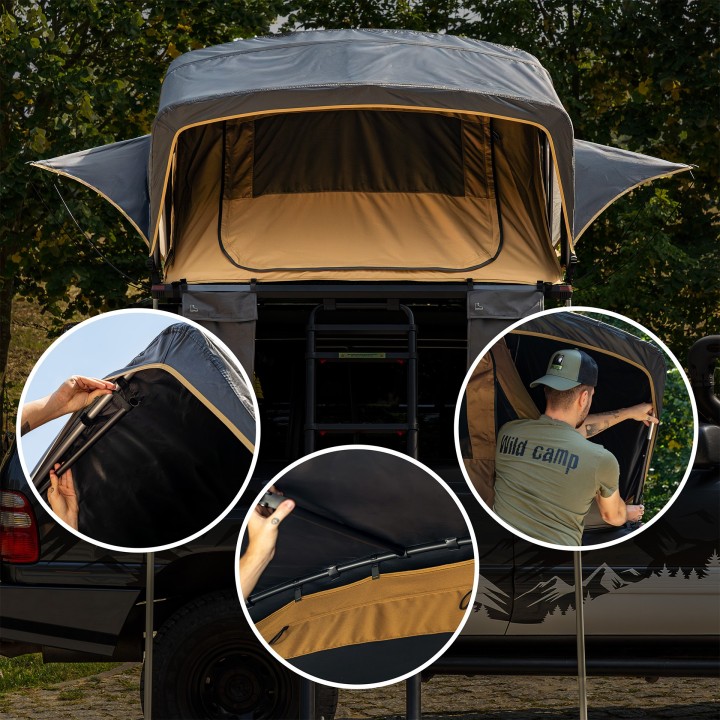Namiot Dachowy Wild Camp Teennesse 160 Military  DAY&ampNIGHT 2.0