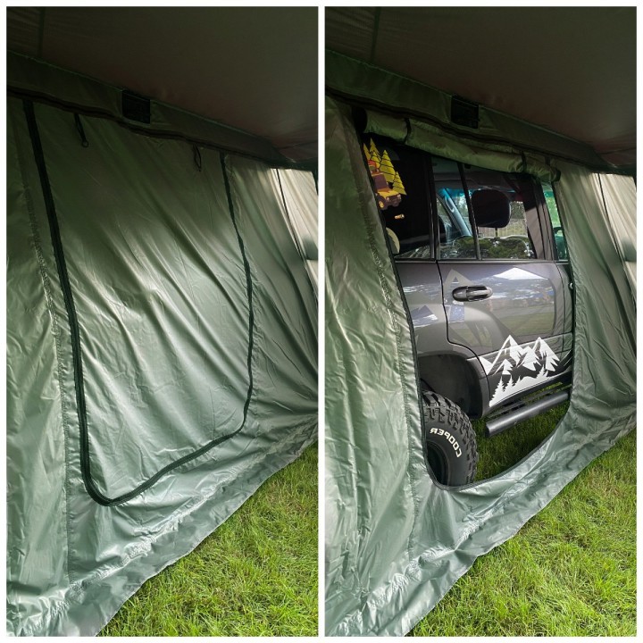 Przedsionek Batwing II Premium 270° 2,5 M Zielony Pasażer