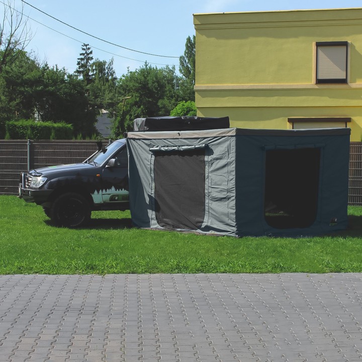 Przedsionek zadaszenia HEX 2 m kierowca szary