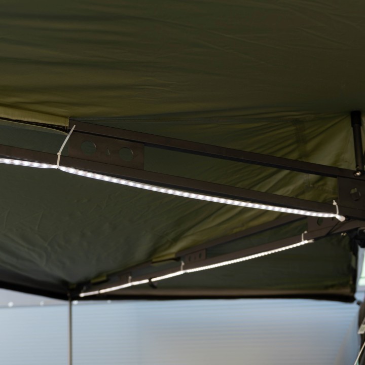 Zadaszenie Batwing  270° 2,4 m zielony pasażer