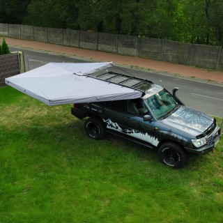 Zadaszenie Batwing II Premium 270° 2,5 m szary pasażer