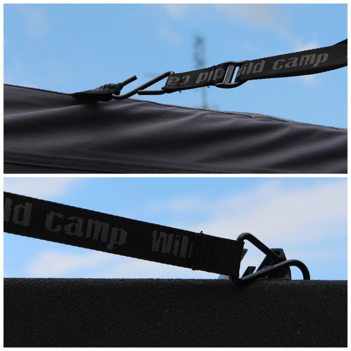 Zadaszenie Batwing II Premium 270° 2,5 m szary pasażer