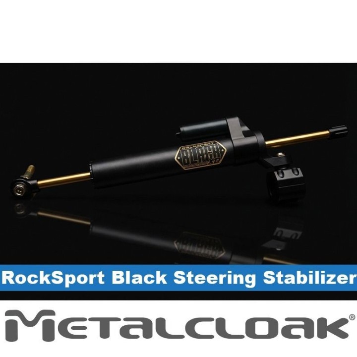 RockSport BLACK XD Adjustable Steering Damper/Stabilizer, JK/JL Wrangler, JT Gladiator METALCLOAK - view 8