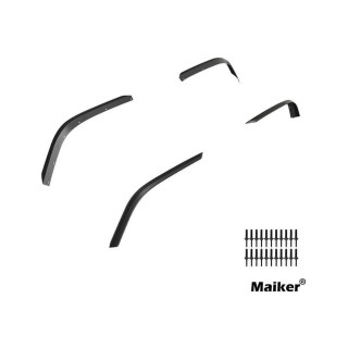 Jeep Wrangler JL/JLU fender flare extensions 50mm Maiker
